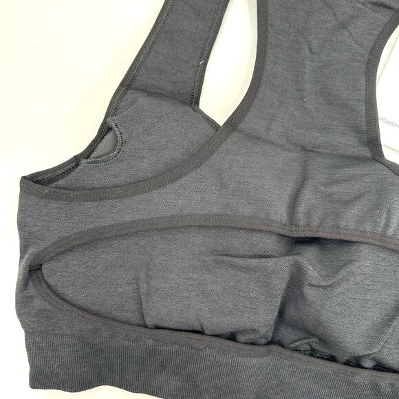Women's Best Move Seamless Sports Bra in black marl Size XL - Picture 5 of 8